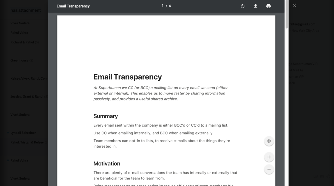 Pdf Preview Superhuman Mail Updates