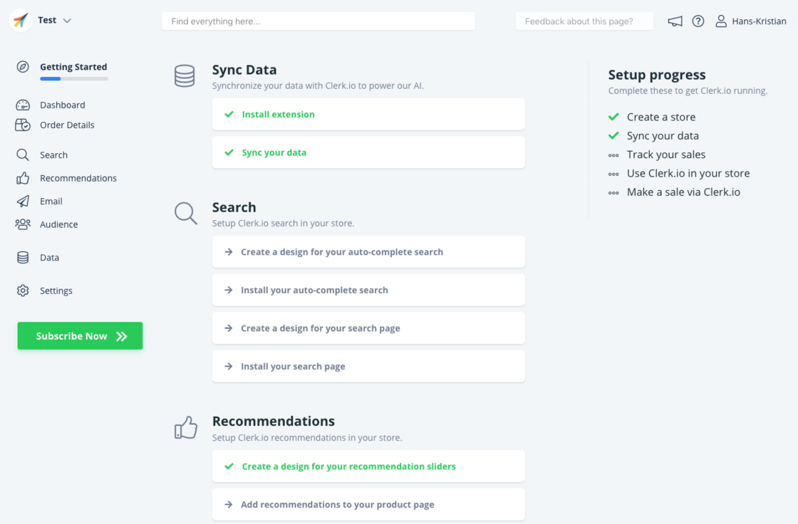 New simplified setup guide