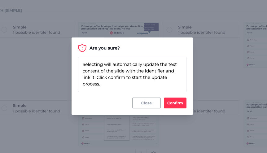 Slide Identifier Scan existing slides for potential placeholder identifiers - SlideHub ...