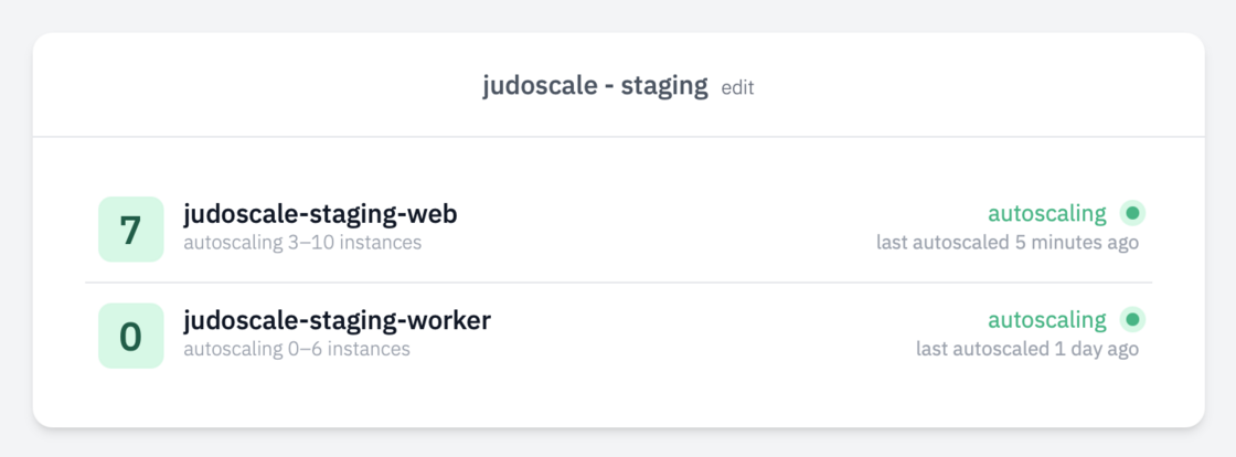 Render services in Judoscale