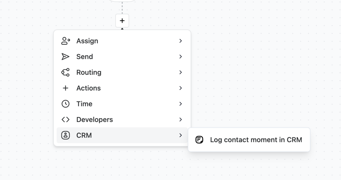 Log every contact moment in your CRM via Journeys screenshot 1