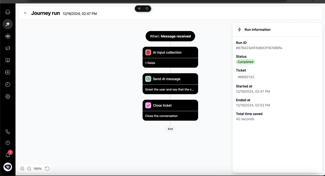 Journey Runs give you the insights per triggered automation screenshot 2