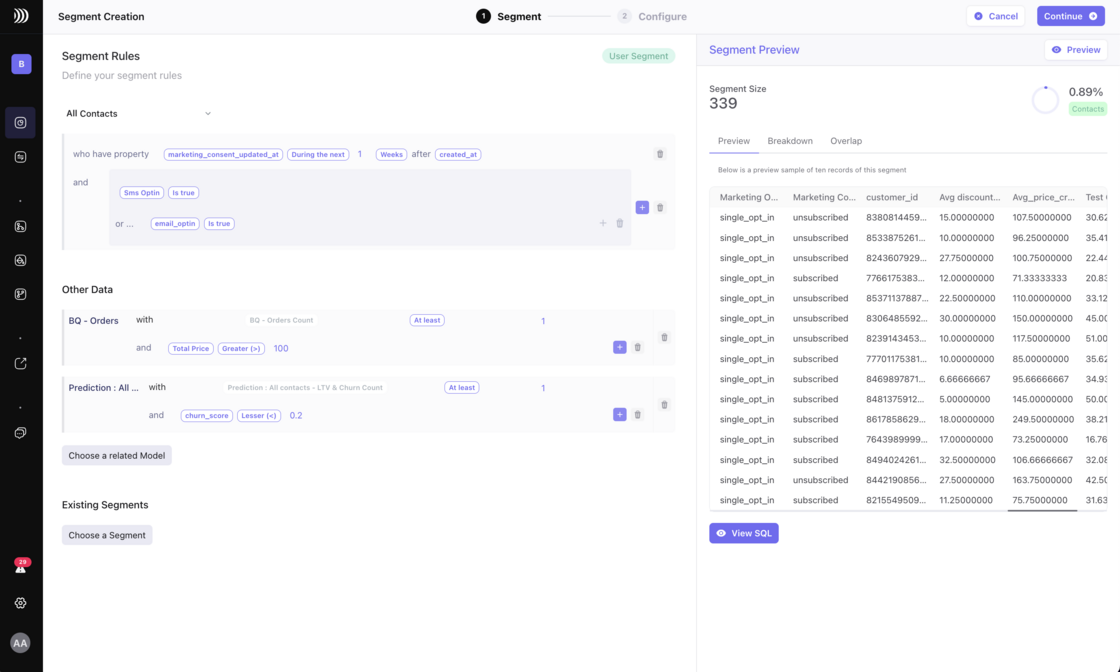 Revamped Segment Builder design 🎨 - DinMo news