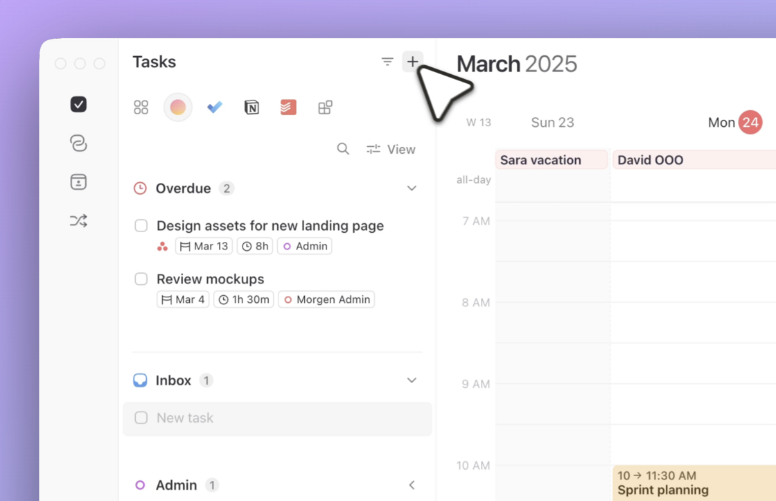 Unified Task View, Improved Saved Filters & More - Morgen changelog