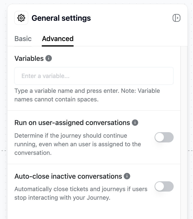 Journeys conversations will start/continue when ticket is assigned screenshot 1