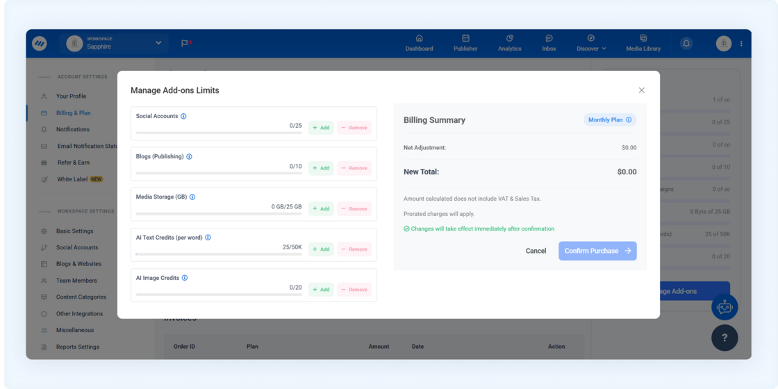 Dynamic Billing Matrix AI content library, planner rerouting, dynamic billing, competitor ...