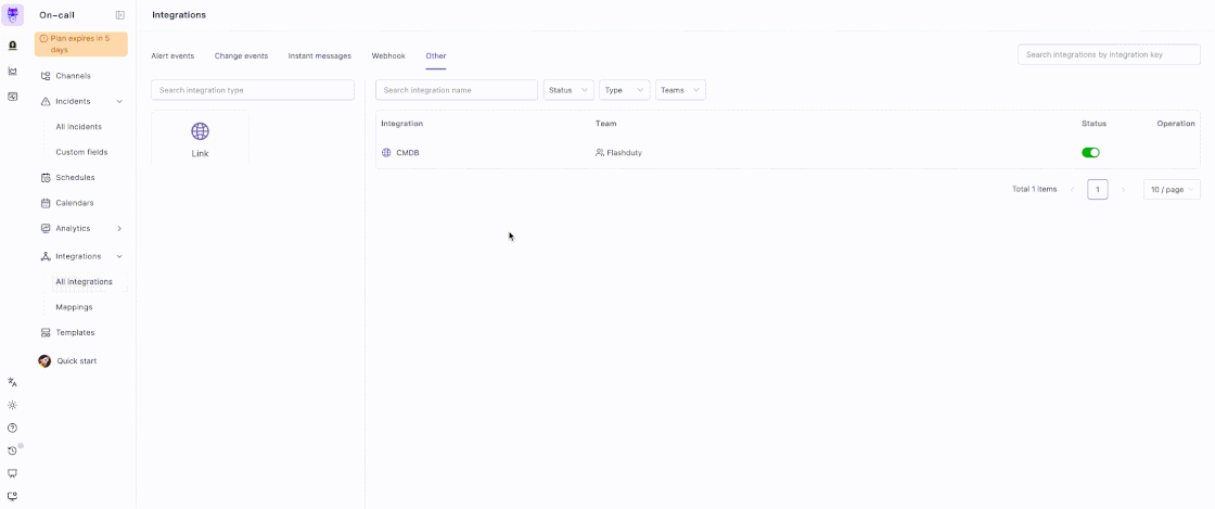 Link Integration Demo
