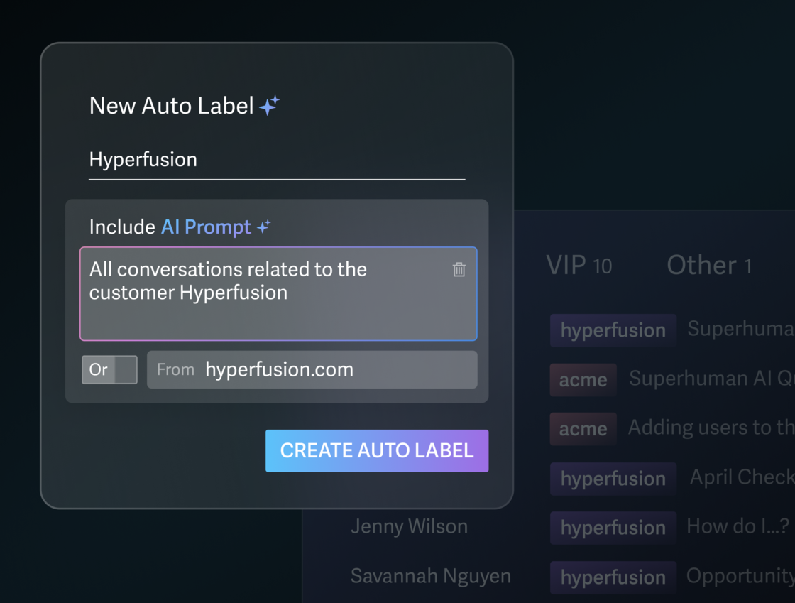 Auto Labels with Rules ⚡ - Superhuman Mail updates