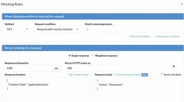 State Variable Filters in Mock Rules